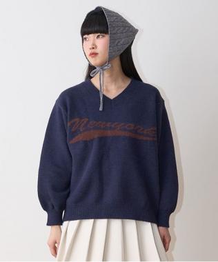ニューヨークVネックニット