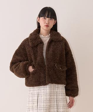プードルフェイクファーコート