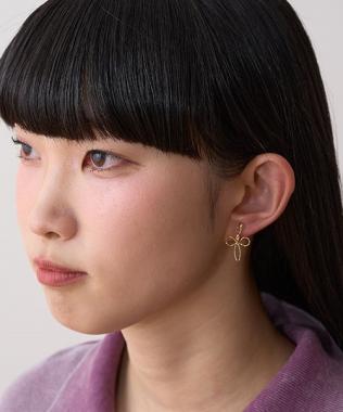 リボンイヤリング