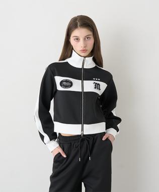 バイカラーロゴトラックジャケット