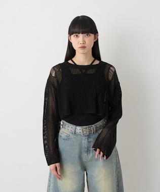 ダメージメッシュニット