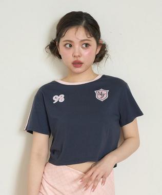 ラインコンパクト半袖Tシャツ