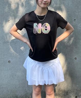 NO SWEETプリント半T