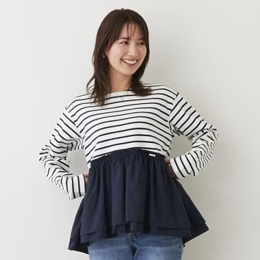 【リンク】ペプラムカットチュニック(大人サイズ)