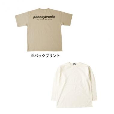 【セットアイテム】OE天竺・ドロップショルダー半袖Tシャツ＋長袖Tシャツセット