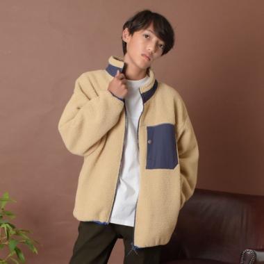 【Penfield】【あったか】ボアフリース・ジップアップジャケット