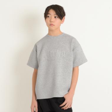 【接触冷感】エアリークッション・エンボス加工半袖Tシャツ