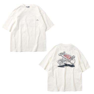 【NAUTICA】バックスケーターロゴ半袖Tシャツ