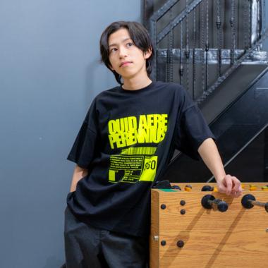 【STREET】【防汚加工】アソートリフレクタープリント半袖Tシャツ