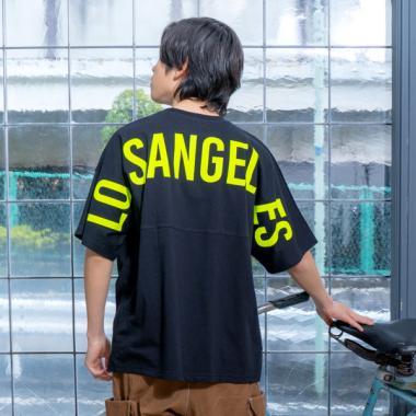 【STREET】【防汚加工】アソートリフレクタープリント半袖Tシャツ