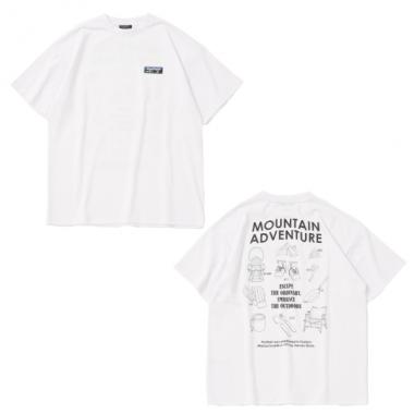 【Penfield】【防虫加工】バックアウトドアツールプリント半袖Tシャツ