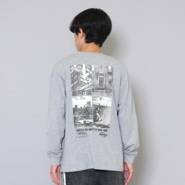 NYCバックフォト長袖Tシャツ