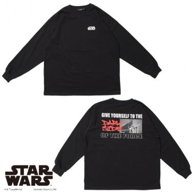 【STAR WARS】ダースベイダー / バックプリント長袖Tシャツ