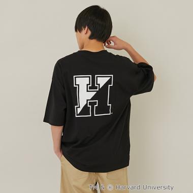 【接触冷感】ハイクールコットン・ハーバード大学半袖Tシャツ