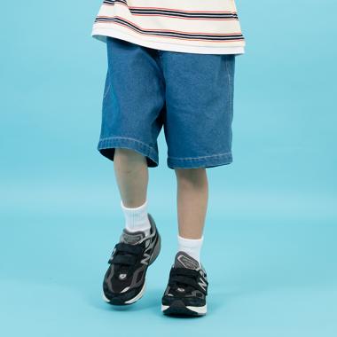 冷感デニム・イージーハーフパンツ SKT