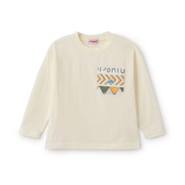 【防汚加工】柄ポケット Tシャツ