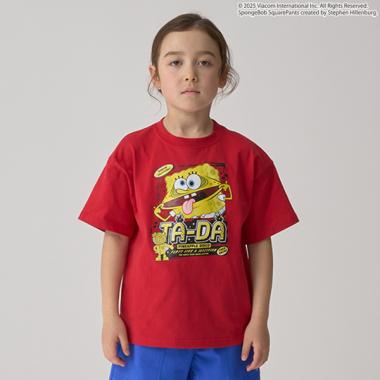 【防汚撥水】【スポンジ・ボブ】プリントTシャツ