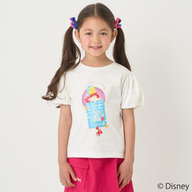 【アリエル】リボン袖オフショルTシャツ