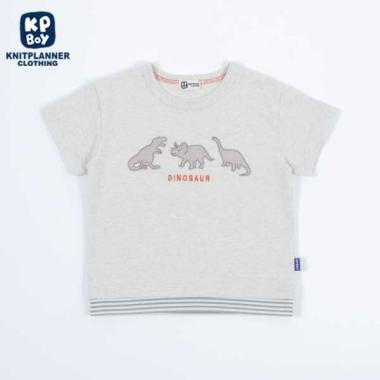 【TioTio】恐竜モチーフ半袖Tシャツ(140～150)