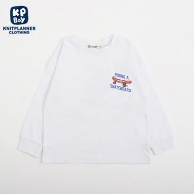 KPBOY くまプリント長袖Ｔシャツ(80～90)