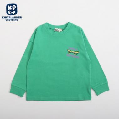 KPBOY くまプリント長袖Ｔシャツ(100～160)