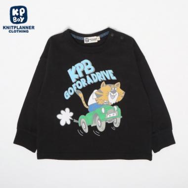 KPBOY とらプリント長袖Ｔシャツ(80～90)