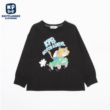 KPBOY とらプリント長袖Ｔシャツ(100～160)