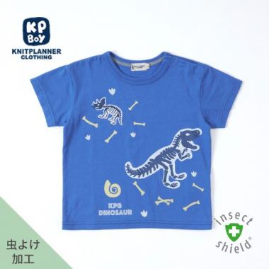 KPBOY(ケーピーボーイ)CAYA 虫除け恐竜モチーフ半袖Tシャツ90