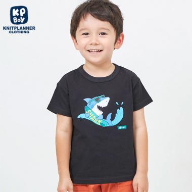 KPBOY(ケーピーボーイ)サメプリント半袖Tシャツ