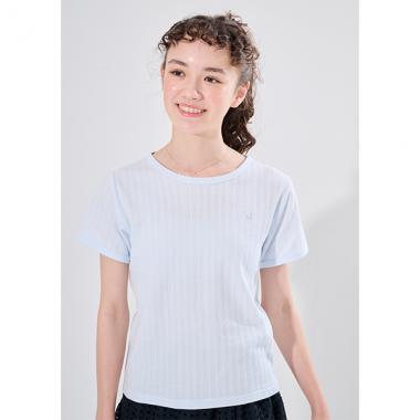 【AMI】針抜スカラップTシャツ