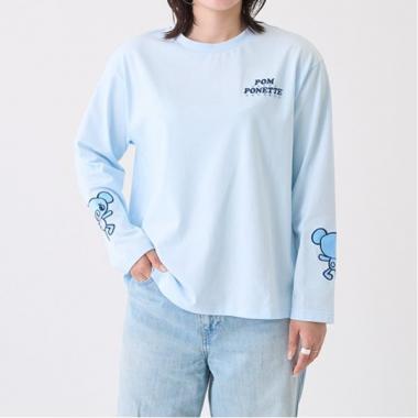 【10月19日販売開始】ミントくん 袖アップリケTシャツ