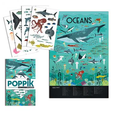 【湘南インターナショナル】POPPIKステッカーポスターOCEANS