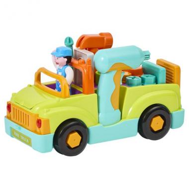【Hola Toys】工具がいっぱい！組立できるＤＩＹトラック