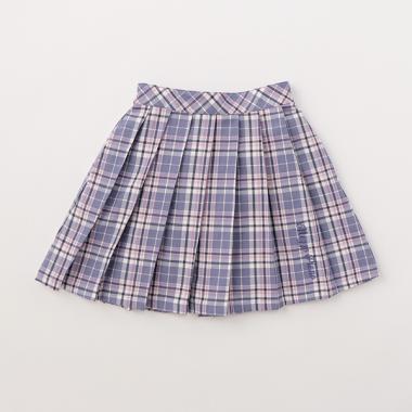 チェックプリーツスカート