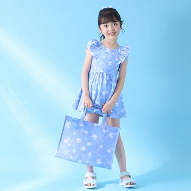 シェル柄　スイムバッグ