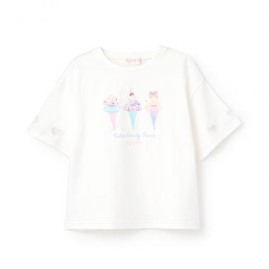 6433222：6013222アイス転写プリント　半袖Ｔシャツ