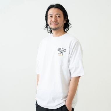 【パパリンク】Dadロゴ刺しゅうビッグ半T