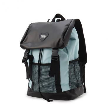 【スクールグッズ容量約20L】ハートワッペンかぶせリュック