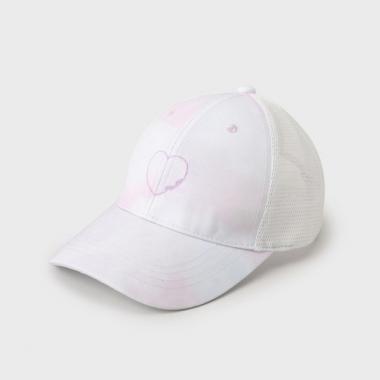 【速乾 接触冷感】夏の必需品ハートフレームCAP