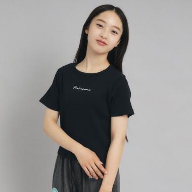 コンパクトリブTシャツ