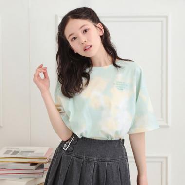 タイダイ柄ビッグTシャツ