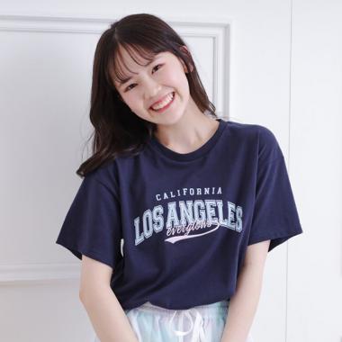 接触冷感カレッジロゴTシャツ