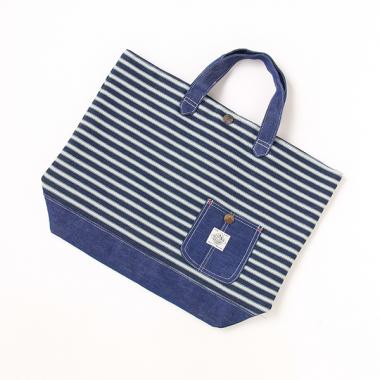 【トートバッグ/レッスンバッグ】【オーシャン＆グラウンド】レッスンBAG BLUE BLUE