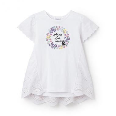 【人気商品再入荷】【直営店で取り扱い無し】花猫刺しゅう 半袖Tシャツ