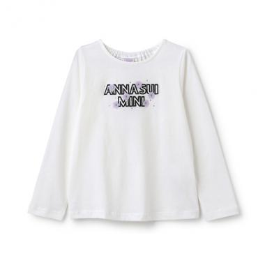 【人気商品再入荷】【直営店で取り扱い無し】立体ロゴ花モチーフ長袖Ｔシャツ