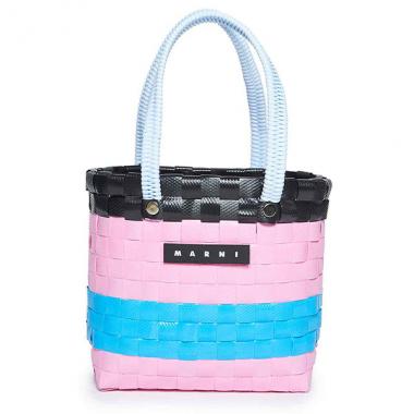 【MARNI(マルニ)Kids&Junior】MW81F-SUNDAYMORNINGBAGBORSAバスケットかごバッグ