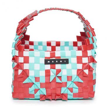 【MARNI(マルニ)Kids&Junior】MW80F-RAINBOWBAGBORSAバスケットかごバッグ