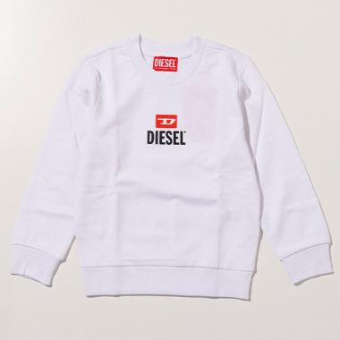 【DIESEL(ディーゼル)Kids&Junior】ワンポイントブランドロゴスウェットプルオーバー