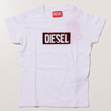 【DIESEL(ディーゼル)Kids&Junior】ブランドロゴ半袖Tシャツカットソー