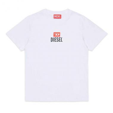 【DIESEL(ディーゼル)Kids&Junior】ワンポイントブランドロゴ半袖Tシャツカットソー